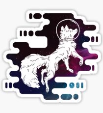 Cosmic Galaxy Space Fox Sticker