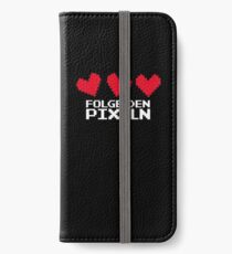 Follow the pixels! Gaming meme shirt iPhone Wallet/Case/Skin