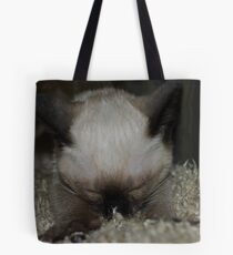 Suckling Kitten Tote Bag