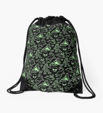 Mochila de cuerdas Patrón críptico (líneas verdes)