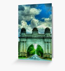 Lest We Forget - Arch Of Victory, Ballarat, Victoria - The HDR Experience Greeting Card