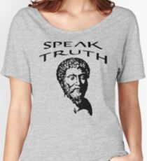 Speak Truth | Marcus Aurelius - Stoicism Women's Relaxed Fit T-Shirt