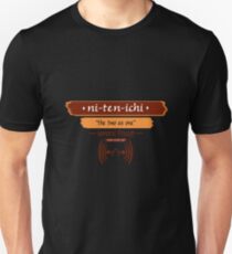 Zekko Arashi Ryu ~ Samurai ~ ni-ten-ichi – “the two as one” Unisex T-Shirt