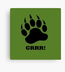 GRR! Canvas Print