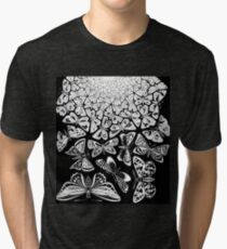 Butterflies Tessellation 1950 - Maurits Cornelis Escher Tri-blend T-Shirt
