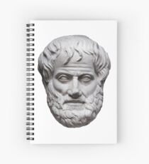 Aristotle white Spiral Notebook