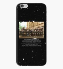 1927 Solvay Conference (deep space NGC3660 bg), posters, prints iPhone Case