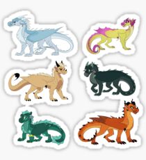 Wings of Fire - Jade Academy arc sticker set Sticker