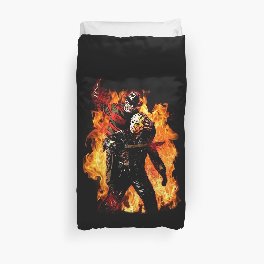 Freddy vs. Jason Duvet Cover