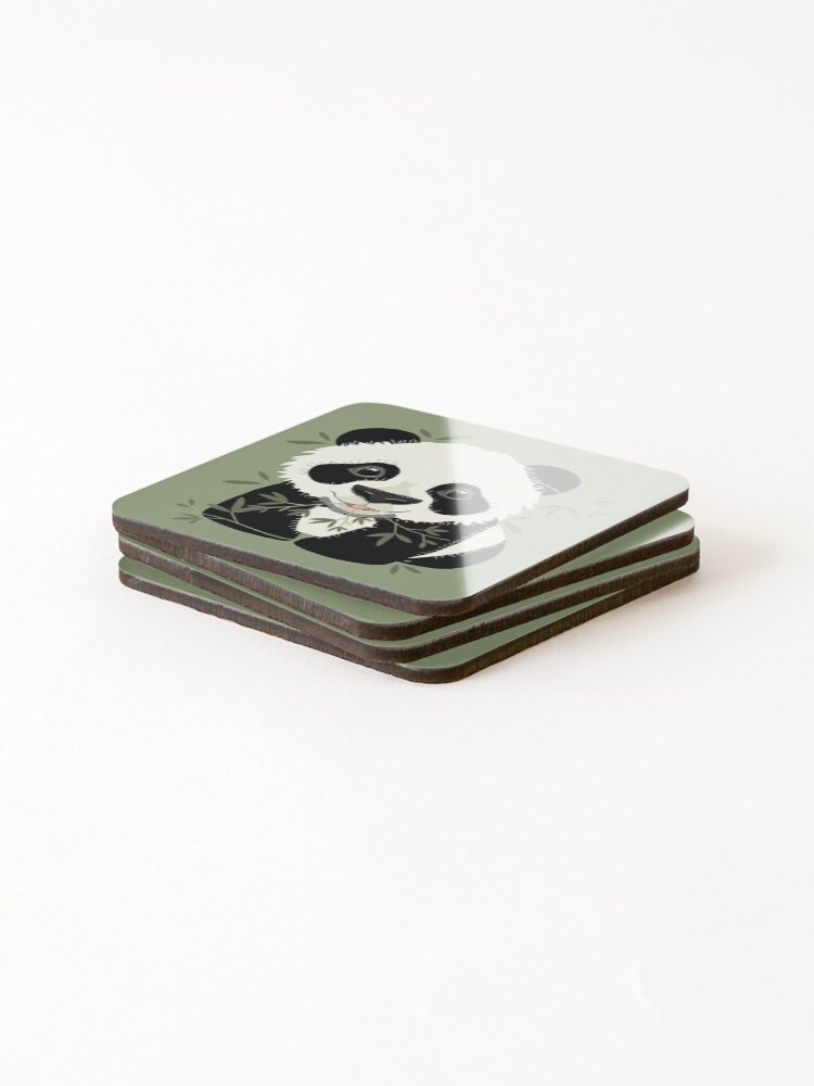 Alternate view of Panda Coasters (Set of 4)