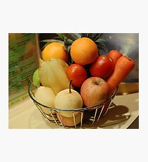 Fruits and Vegetables Photographic Print