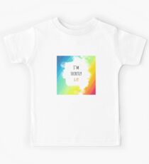 I'm Secretly Gay - A Watercolour Piece of Art Kids Tee