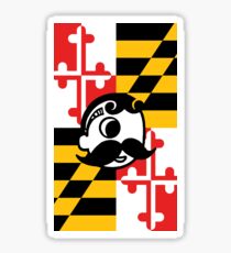 Natty Boh MD Flag Sticker