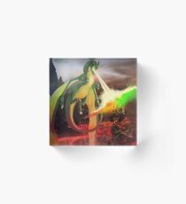 The Sorcerers' Duel Acrylic Block