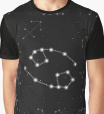 Krebs-Tierkreis-Konstellations-Design Grafik T-Shirt