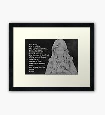 Hail Mary Framed Print