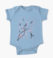Body de manga corta para bebé Blossom Flight