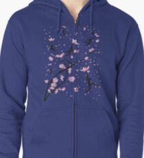 Blossom Flight Zipped Hoodie