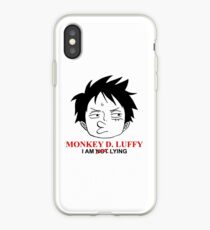 Luffy Lying iPhone Case