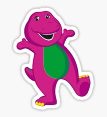 Barney Dinosaur Purple Stickers | Redbubble