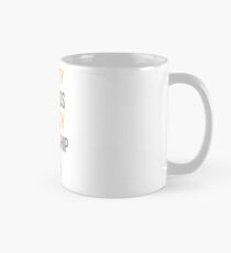 Yellow words Mug