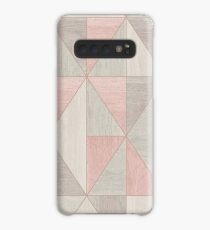 Geometrisches Pastellmuster Hülle & Klebefolie für Samsung Galaxy