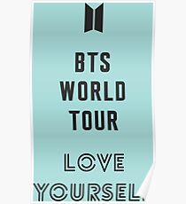 Póster BTS Love Yourself Tour Mundial Merch