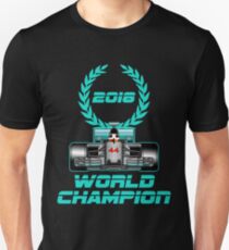 Lewis Hamilton Weltmeister 2018 Slim Fit T-Shirt
