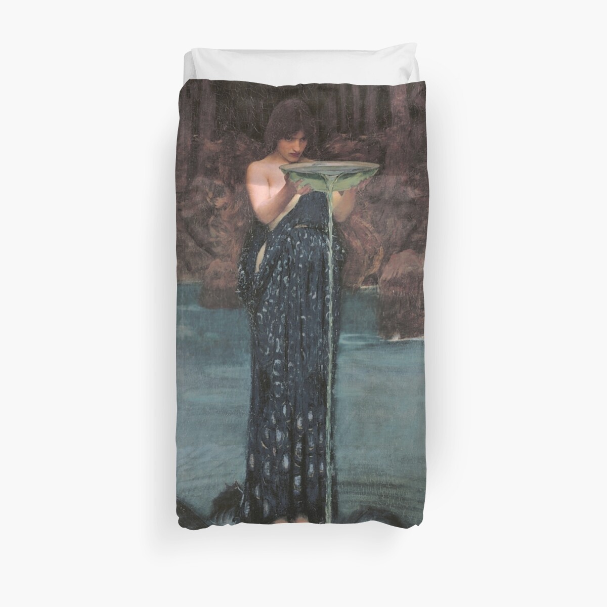 Circe Invidiosa John William Waterhouse Duvet Cover By