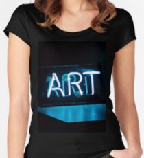Art neon Women's Fitted Scoop T-Shirt
