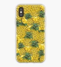 Vintage Fruits and Vegetables Pattern iPhone Case