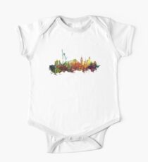 Colored New York City skyline One Piece - Short Sleeve