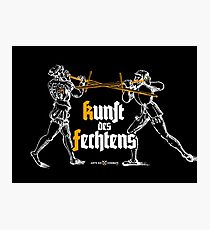 Kunst des Fechtens / Mutieren Photographic Print
