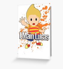 I Main Lucas - Super Smash Bros. Greeting Card