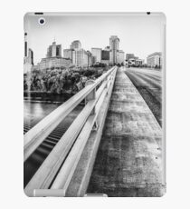 Road to Nashville in Black and White iPad Case/Skin