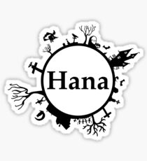 Halloween name Hana Sticker