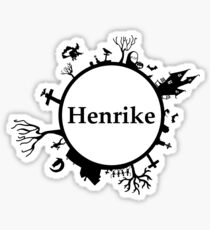 Halloween name Henrike Sticker