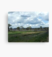 View From the Railmotor - 2 Canvas Print