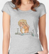 Squirrel nutkin Fitted Scoop T-Shirt
