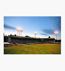 Civic Stadium sunset Photographic Print