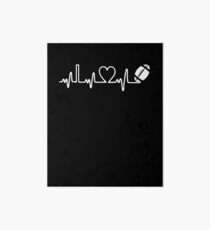 Football Heartbeat Art Board
