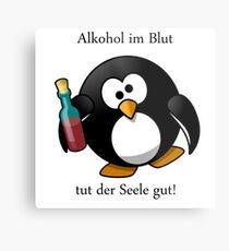 Alcohol in the blood Metal Print