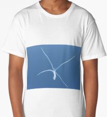 #sky #plane #aircraft #airplane #air #flight #fly #flying #jet #formation #fighter #aviation #blue #military #planes #travel #helicopter #airshow #clouds #transportation #show #aeroplane #squadron Long T-Shirt