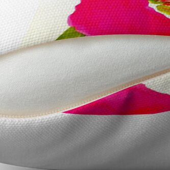 Alternate view of Fuchsia Flower Throw Pillow
