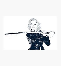 Marilyn Monroe Kill Bill Mash Up Photographic Print