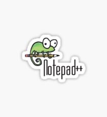 Notepad++ Sticker