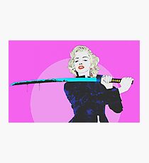 Marilyn Monroe Kill Bill Mash Up - Colour Photographic Print
