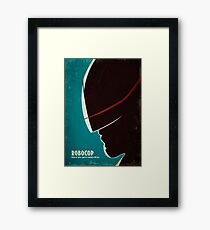 Vintage Robocop Minimalist Movie Art Framed Print