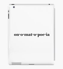 Onomatopoeia iPad Case/Skin