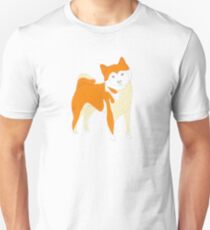 Shiba Inu paper cutout Unisex T-Shirt